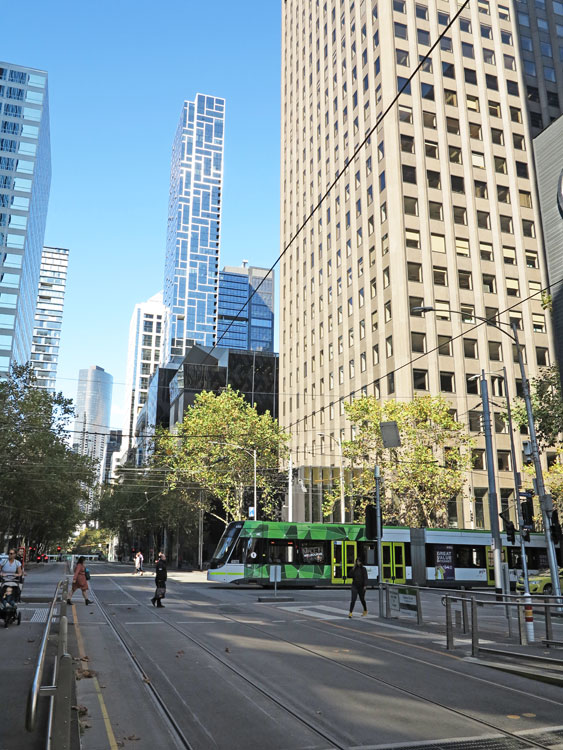 メルボルンの路面電車フリーゾーン1/Melbourne